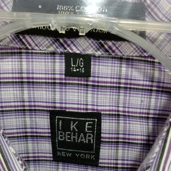 SALE Ike Behar Boys Button up Shirt - Picture 3 of 4